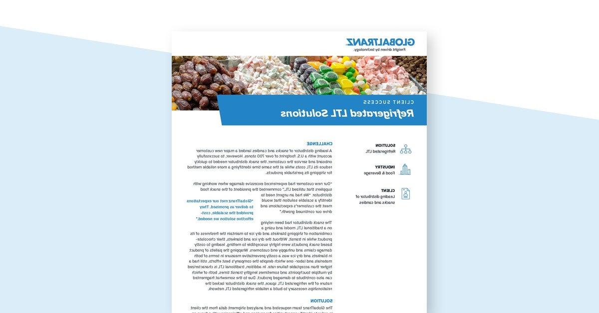 Refrigerated LTL Case Study